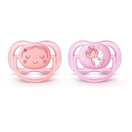 Philip Avent Berry Soother 0-6M GIRL (Twin Pack) Baby/Angel