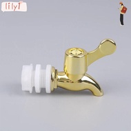 LILY Water Tank Faucet, With Filter Leak Proof Glass Wine Bottle Faucet, Safe Gold Plastic Wine Valv