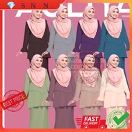 💎SNNS-6XL BAJU KURUNG PLUS SIZE PLAIN NURSAFIA KURUNG AULIYA BAJU KURUNG SAIZ BESAR BAJU KURUNG MODEN PLUS SIZE 5XL