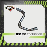 MIDE PIPE KTM DUKE 200 - EXHAUST NECK KTM RC 250 - KTM DUKE 200