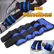 Wrist/Ankle Sand Bag Adjustable Pair Set Leg Ankle Weights Wrist Sand Bag 1-6 Kg Weights Strap