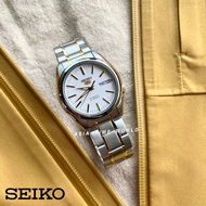 Seiko | SNKL47K1 Seiko5 Classic Automatic Men's Watch Two Tone Silver and Gold Stainless Steel Official Warranty