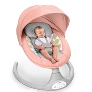 Bioby Baby Swing for Infants with 5 Natural Sway Speeds, Portable Bt Music Baby Bouncer with Remote 