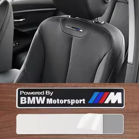 1pcs Car Badge Metal Sticker Motorsport Body Trunk Decoration For BMW M F10 F07 E90 E60 F30 E89 E85 