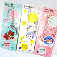 Ruler Set ZX 6600-2/ Ruler Set Fancy/ Ruler Set Cute/ Set School Ruler