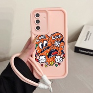 GANTUNGAN Casing hp for Samsung A17 4G A17 5G M17 5G F17 5G Case Boxing pattern casing Tianyan casin