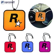 【OMALL】 Car Fragrance R Star Car Long-lasting Aromatherapy Fragrance Piece Net Trend Yellow Pendant 