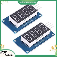 4-Digit Digital Tube Display Module LED Brightness Adjustable with Clock Point Accessories Suitable for Arduino UNO R3