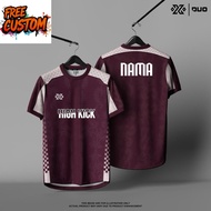 [Free Custom Name ] JERSEY BADMINTON NEW DESIGN BRAND DUO JERSEY TRANING SPORT