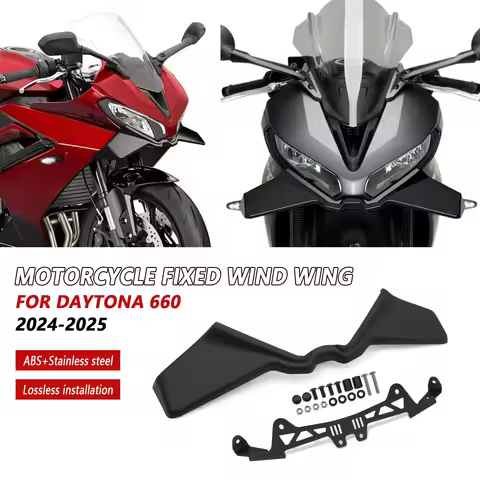 Motorcycle fixed wing For Daytona 660 2024 Daytona660 2025 aerodynamic winglet DAYTONA 660 new wing 