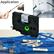 Labeling Machines Heat Shrinkable Tube 11.7mm For Brother PT-E300PT-E300VPPT-E500 AU PT E500 PT-P750