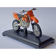 Diecast Miniature Dirt Bike KTM 450 SX Racing cross 1:18