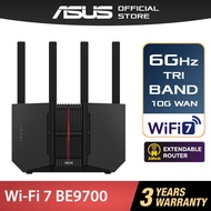 ASUS RT-BE92U WiFi 7 Router 6GHz Tri Band BE9700 10G WAN 2.0GHz Quad Core CPU AiProtection Pro