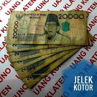 Jelek 20000 Rupiah Dewantoro Tahun 1998 Rp 20.000 Uang Kertas Kuno Duit Lama Dewantara Indonesia Asli