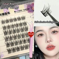 3D Glue-free False Eyelashes Lazy Eyelash Manga Style Super Sticky False Eyelashes BQI