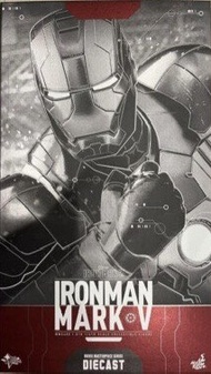 全新連啡盒 Hot Toys Ironman IM2 鐵甲奇俠 MMS400 diecast mark 5 mark V 1/6 action figure