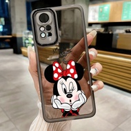 Xiaomi Redmi Note 11 Pro +Plus Note 11S 5G note11T Note 10 Pro Luxury Cute Minnie Casing Clear Candy Silicon Case Camera Protector Soft Case Cover