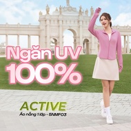 CARDINA Active sun protection shirt with 1 layer of Ice text cold fiber fabric with SPF50+ index to 