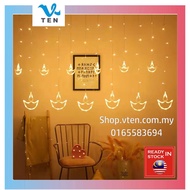2023 Deepavali Light Decoration Light Diwali Curtain Light Diwali Celebration Led Colorful Warm Whit