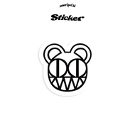 RADIOHEAD STICKERS GRAIN STICKER/S RETAIL STICKER/S METAL STICKER/S POP STICKER/S INDIE STICKER/S BA