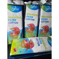 GREEN water filter cotton & BLACK foam for aquarium size 31x12x2 cm