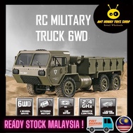 FY004 RC Us Military Truck 6WD Off-road Remote Control Car Full Scale Wheeled Cross Country Simulati