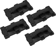 cartaoo 4 Pack Roll Bar Grab Handles,Premium Paracord Grip Handles Compatible with Jeep Wrangler YJ