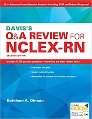 DAVIS'S Q&A REVIEW FOR NCLEX-RN (PAPERBACK) Author:Kathleen A. Ohman Ed/Year:2/2017 ISBN: 9780803640