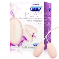 ❤Durex Vibrator egg 11 Free 60ml lubricants Dual Head Vibrator Female Woman Women Sex Toys  Adult Sex Toys Safe Intimate Goods for Women, female sex toy Dual-Head Vibrating Egg Erotic Goods Sex Toys Adult Intimate Safe Stimulator Bullet Vibrator for Women