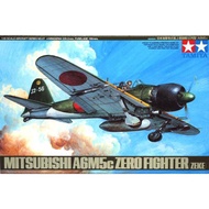 Plastic Model Assembly TAMIYA Scale 1/48 Mitsubishi A6M5c Zero Fighter (Zeke) (61027)