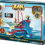 BANDAI ZAK STORM CHAOS DELUXE VEHICLE PIRATE SHIP ACTION FIGURE + COIN