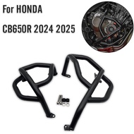Big sale Fit For HONDA CB 650R CB-650R 2024 2025 New Black Iron Motorcycle Engine Guard Crash Bar Fr