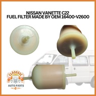 NISSAN VANETTE C22  FUEL FILTER MADE BY OEM 16400-V2600