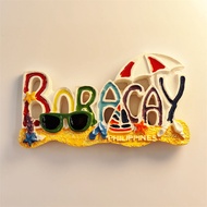 Boracay Island, Philippines Creative Three-dimensional Ocean Style Rainbow Letters Travel Commemorat