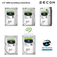 Seagate Skyhawk 1TB 2TB 4TB 6TB 8TB 10TB 3.5" SATA Surveillance Hard Drive HDD CCTV Hard Disk Heavy 