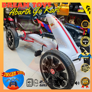 dreamtoys Go Abarth Pedal Go Kart Kids Ride On
