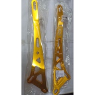 MUFFLER BRACKET CNC Y15ZR/LC135 GOLD 9MM