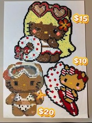 Hello Kitty拼豆成品