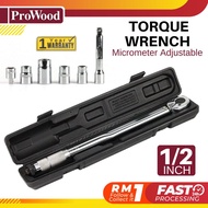 1/2'' Driver Click Adjustable Micrometer Torque Wrench Spanar 28-210nm With Case 扳手 Torque Wrench Sp