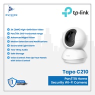 TP-LINK Tapo C210 3MP/2K CCTV Pan/Tilt 360° Home Security Wi-Fi Camera - Tapo C210