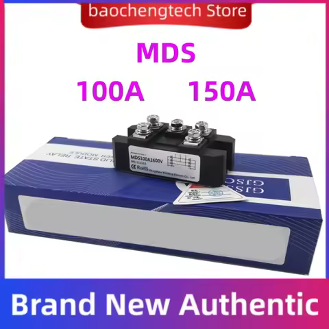 MDS 100A 150A 1600V MDS100A1600V MDS150A1600V 3-Phase Bridge Rectifier Diode 150A Amp 1600V Heat sin
