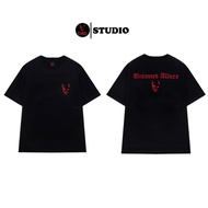 3d EMBROIDERED Cotton T-shirt Oversize form 260gsm unisex round neck (shrink treated) CVEO Local bra