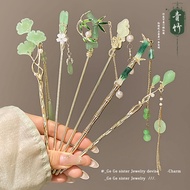 New Chinese Style Bamboo Tassel Hairpin Female 2025 Back Head Hairpin Antique Hanfu Hairpin Headdres
