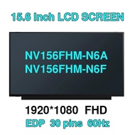 15.6'' IPS Laptop LCD Screen NV156FHM-N6A NV156FHM-N6F For DELL Inspiron 3501 3505 3510 3520 3530 Ma