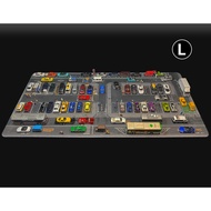 new 1:64 Scale Model 100X50cm Car Mat Tokyo Streets Road Scene Accessory Parking Lot Mat For Diecast