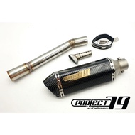 Project79 Exhaust Benelli TnT 249S Ekzos Slip on Tabung Muffler Stainless Steel Project 79 Motor TNT