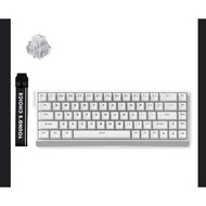 MCHOSE Ace68 White E-sport Magnetic Switch Ice Blue Keyboard - MC-Ace68-15