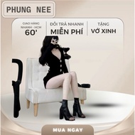 Women's soft leather open-toed sandal boots - beautiful 9cm square heel - hugs the feet and flatters