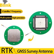 GNSS สำรวจเสาอากาศในตัว RTK รับ Beidou GPS GLONASS 3-Salite 7-ความถี่สำหรับเครื่องทำเหมืองแร่ Autopilot