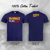 DeWalt Flexvolt Cotton Tshirt Ready Stock